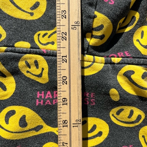 Men's Wesc Paradise Hoodie Multicolor Happy Face Logo S Pocket Streetwear Art - Picture 14 of 14